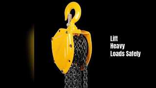 Ανυψωτικό αλυσίδας μοχλού βαρέως τύπου 1,5 τόνου κίτρινο